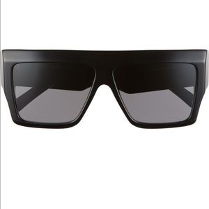 Black Celine sunglasses. Worn twice. Comes with box and case!